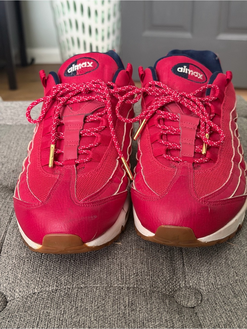 Nike Air Max 95 Premium Independence Day USA Red Size 10 538416-614
